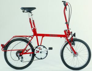 Deze vouwfiets is voor de forens de beste keus. Hij klap makelijker dan een andere vouwfiets. daardoor mag hij zich als enigste klapfiets noemen.